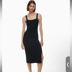 Black midi aritizia dress NWT